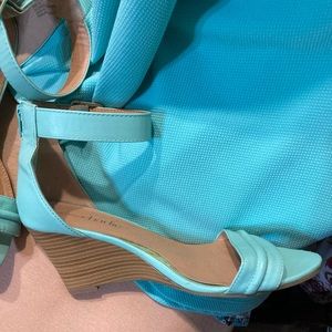 Mint Torrid dress WITH MATCHING SHOES!